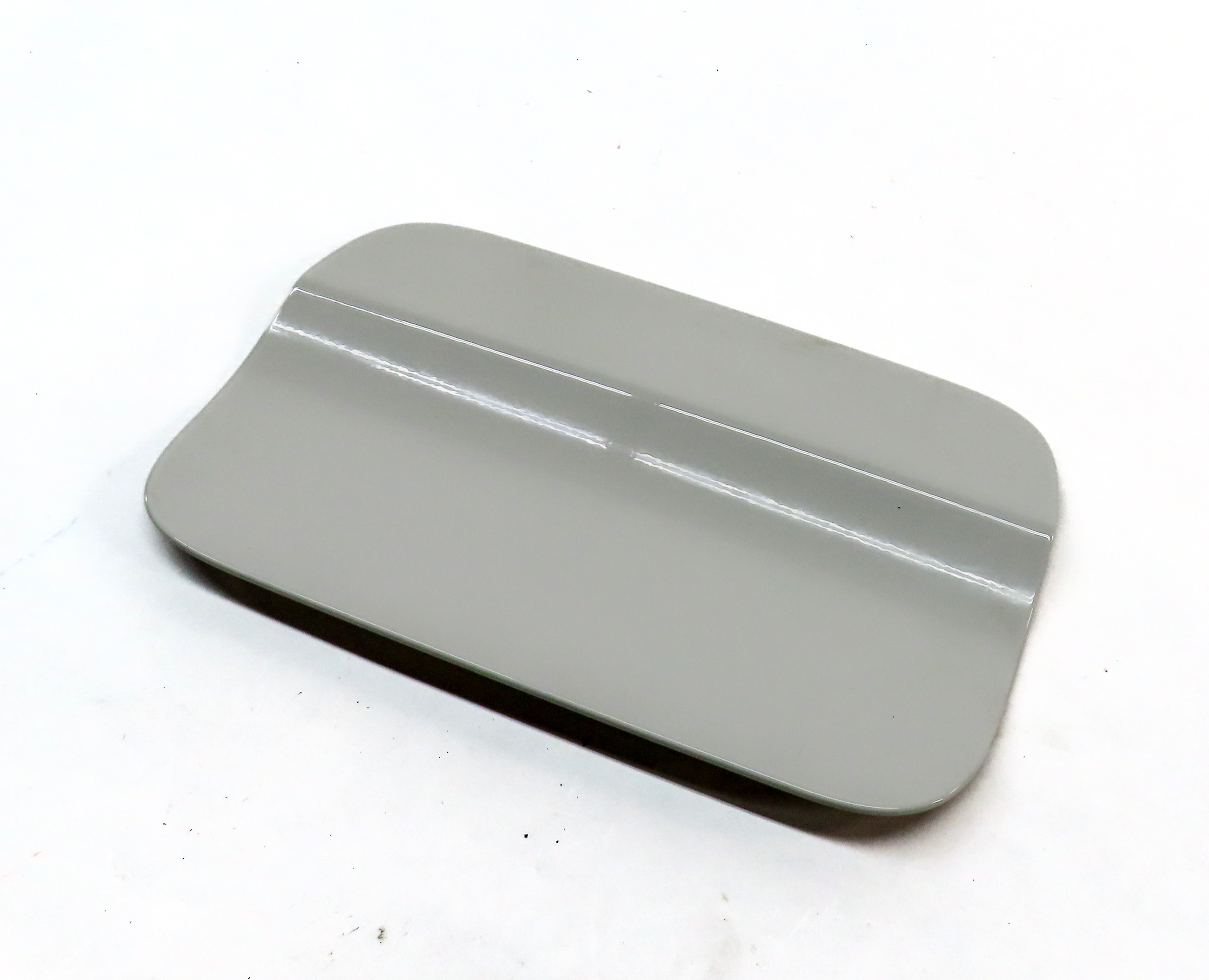11-17 BMW X3 (F25) FUEL TANK DOOR LID COVER TRIM w/o HOUSING (White) — exact item pictured
